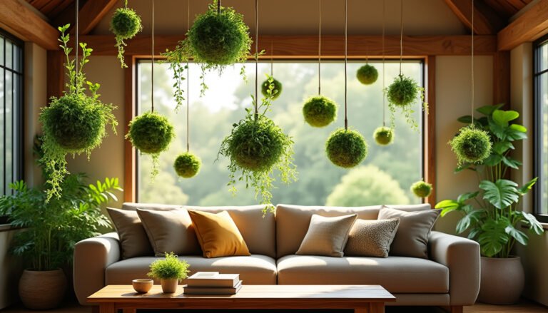 découvrez l'art du kokedama et transformez votre intérieur en un oasis verdoyant ! apprenez à créer des jardins suspendus uniques et enchanteurs avec notre guide pratique. idéal pour les passionnés de plantes et de diy.